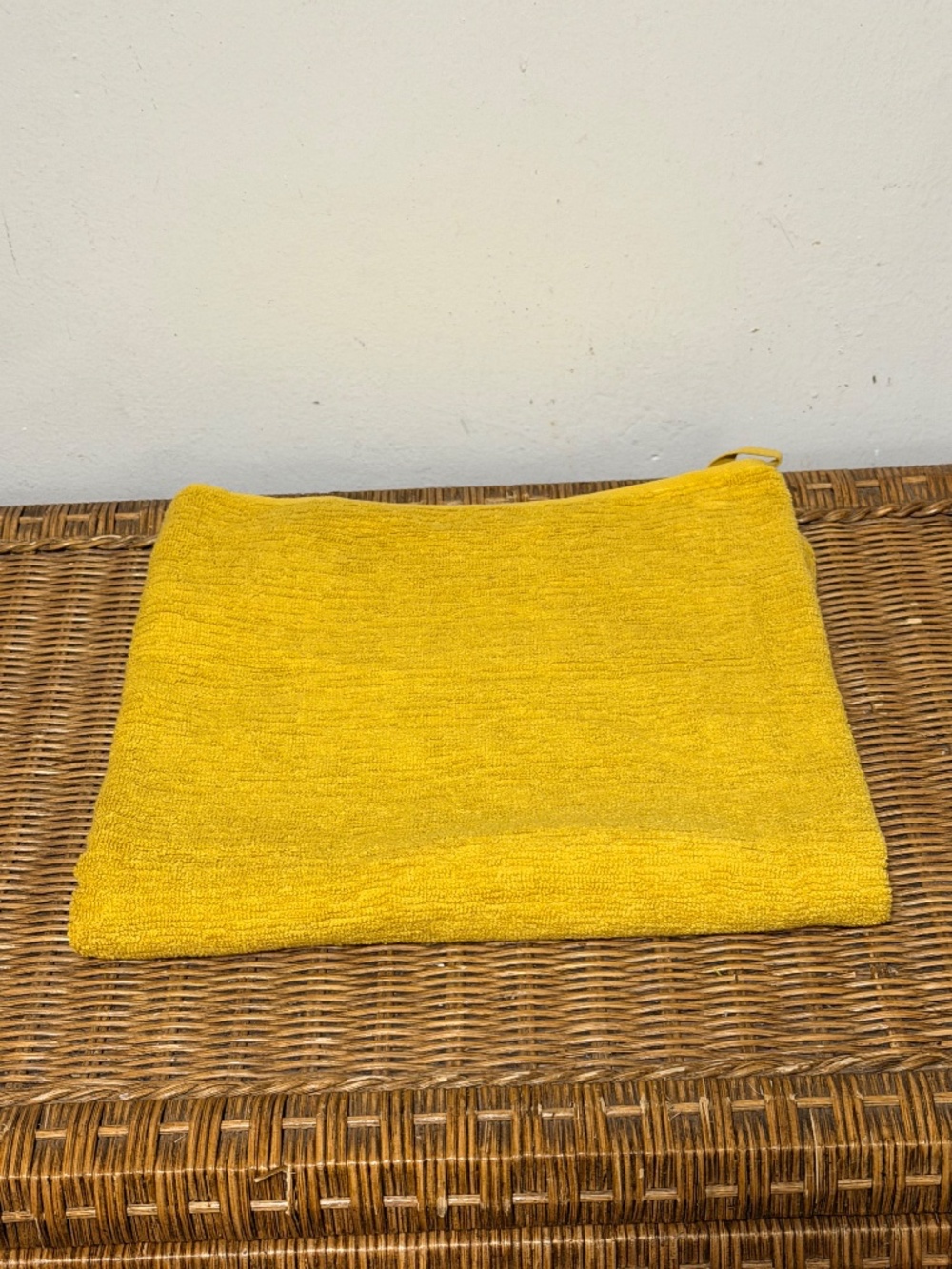 West Elm Gold Terry Cloth Bath Towel. Sz. 28X54
